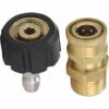 Fei Yu Jeu D'Adaptateurs Pour Nettoyeurs Haute Pression M22 à Kit De Connexion Rapide 1/4 Pouce, M22 14Mm à Kit De Connexion Rapide 1/4 Pouce -Nettoyeur Haute Pression Soldes 53998509 1