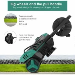 AICOK Nettoyeur Haute Pression 1800W – 160 Bar, 480L/h, 50° Max. - 7 Accessoires Inclus -Nettoyeur Haute Pression Soldes 54027830 3