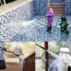 AICOK Nettoyeur Haute Pression 1800W – 160 Bar, 480L/h, 50° Max. - 7 Accessoires Inclus -Nettoyeur Haute Pression Soldes 54027830 5