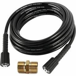 MODOU Extension De Tuyau De Lavage Haute Pression 10 M 1600 PSI - Tuyau De Rechange Avec Connecteur à Filetage Mâle M22 Compatible Avec Karcher K Series K3 K4 K5