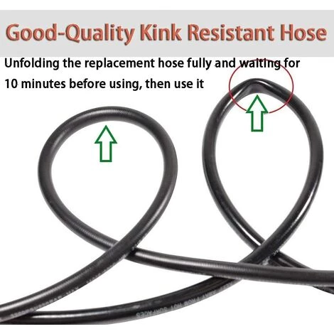 MODOU Extension De Tuyau De Lavage Haute Pression 10 M 1600 PSI - Tuyau De Rechange Avec Connecteur à Filetage Mâle M22 Compatible Avec Karcher K Series K3 K4 K5 7 MODOU Extension De Tuyau De Lavage Haute Pression 10 M 1600 PSI - Tuyau De Rechange Avec Connecteur à Filetage Mâle M22 Compatible Avec Karcher K Series K3 K4 K5 – Image 5