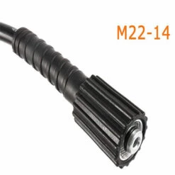 SUPERSELLER Tuyau De Nettoyage De Nettoyeur Haute Pression De 50 Pieds M22 Connecteur Tuyau De Remplacement 5800PSI - Le Noir -Nettoyeur Haute Pression Soldes 54238046 2