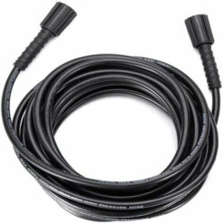 SUPERSELLER Tuyau De Nettoyage De Nettoyeur Haute Pression De 50 Pieds M22 Connecteur Tuyau De Remplacement 5800PSI - Le Noir -Nettoyeur Haute Pression Soldes 54238046 4