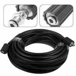 SUPERSELLER Tuyau D'extension De Remplacement Pour Nettoyeur Haute Pression 50FT 5800PSI Avec Adaptateur Haute Puissance - Le Noir 9 SUPERSELLER Tuyau D'extension De Remplacement Pour Nettoyeur Haute Pression 50FT 5800PSI Avec Adaptateur Haute Puissance - Le Noir -Nettoyeur Haute Pression Soldes 54241388 3