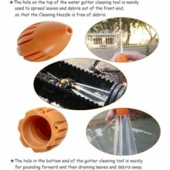 REGALI Outils De Nettoyage De Gouttière De Fusée à Eau, Buses De Jet D'égout Pour Nettoyeur Haute Pression, Gouttières D'égout De Toit, Pour Les Outils De Nettoyage Nécessaires (orange, 1 Pièce) 9 REGALI Outils De Nettoyage De Gouttière De Fusée à Eau, Buses De Jet D'égout Pour Nettoyeur Haute Pression, Gouttières D'égout De Toit, Pour Les Outils De Nettoyage Nécessaires (orange, 1 Pièce) -Nettoyeur Haute Pression Soldes 54404430 3
