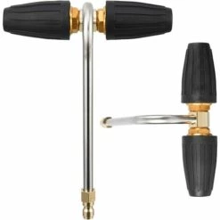 REGALI Accessoire De Nettoyage De Gouttière Pour Nettoyeurs Haute Pression Avec 2 Buses De Turbine Rotatives, Déconnexion Rapide 1/4", 3300 PSI (1 Pièce) -Nettoyeur Haute Pression Soldes 54405009 4