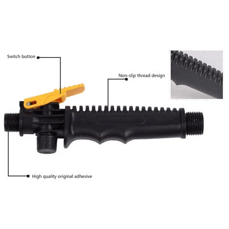 SUPERSELLER Tige Longue En Acier Inoxydable Tige De Nettoyage Cire D'atomisation Tige D'eau Tige De Nettoyage En Mousse Tige De Nettoyage Longue Et Courte Détachable Baguette De Lavage Pour Laveuse à Haute Pression - 560mm 6 SUPERSELLER Tige Longue En Acier Inoxydable Tige De Nettoyage Cire D'atomisation Tige D'eau Tige De Nettoyage En Mousse Tige De Nettoyage Longue Et Courte Détachable Baguette De Lavage Pour Laveuse à Haute Pression - 560mm – Image 4