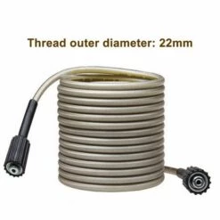 SUPERSELLER Tuyau D'extension De Remplacement Pour Connecteur M22 De Tuyau De Nettoyeur Haute Pression 50ft 5000PSI - Beige -Nettoyeur Haute Pression Soldes 54638713 3