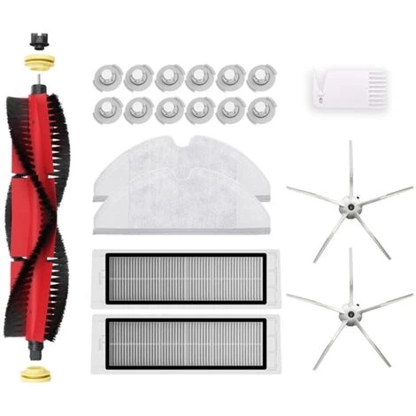 PERLE RARE 19-Pack Pièces De Rechange Accessoires Kit Entretien Pour Xiaomi Roborock S5 Max S6 Pure S6 Maxv S5 S50 Aspirateur Serpillière Filtre Brosse Latérale Principale 3 PERLE RARE 19-Pack Pièces De Rechange Accessoires Kit Entretien Pour Xiaomi Roborock S5 Max S6 Pure S6 Maxv S5 S50 Aspirateur Serpillière Filtre Brosse Latérale Principale