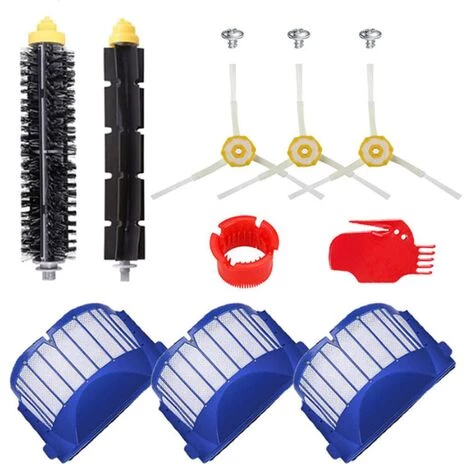 PERLE RARE Remplaçant Kit Brosses Secours D'accessoires Pour IRobot Roomba Série 600 610 614 620 625 630 635 640 645 650 655 660 665 670 671 680 690 691 Accessoires Pour Rechange IRobot Roomba 600 -ensemble De 9 Pièces 3 PERLE RARE Remplaçant Kit Brosses Secours D'accessoires Pour IRobot Roomba Série 600 610 614 620 625 630 635 640 645 650 655 660 665 670 671 680 690 691 Accessoires Pour Rechange IRobot Roomba 600 -ensemble De 9 Pièces