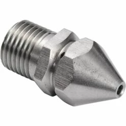 ENLENK Buse De Nettoyage 1/4'' BSP Pour Lances De Nettoyeur Haute Pression En Acier Inoxydable 304 Buse De Nettoyage Rotative Pour Dragage De Canalisation D’égouts Tuyau