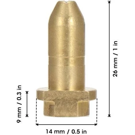 DKSFJKL Laiton Buse Core Remplacement Pour K1 K2 K3 K4 K5 K6 K7 Pulvrisation Tige Rondelle Pistolet Remplacement Accessoires 5 DKSFJKL Laiton Buse Core Remplacement Pour K1 K2 K3 K4 K5 K6 K7 Pulvrisation Tige Rondelle Pistolet Remplacement Accessoires – Image 3