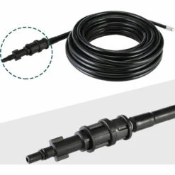 Gizcam Tuyau De Nettoyage De Tuyaux Avec 5 Adaptateurs, 15 M, 160 Bar, 60 °C, Kit De Nettoyage De Tuyaux Convient Pour Kärcher, Lavor, Interpump, Bosch 9 Gizcam Tuyau De Nettoyage De Tuyaux Avec 5 Adaptateurs, 15 M, 160 Bar, 60 °C, Kit De Nettoyage De Tuyaux Convient Pour Kärcher, Lavor, Interpump, Bosch -Nettoyeur Haute Pression Soldes 55298981 3