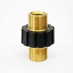 Raccord Rapide De Tuyau, Adaptateur Pour Nettoyeur Haute Pression à Double Mâle Compatible Avec Karcher HD & HDs Nettoyeur Haute Pression Tuyau,14 Mm Diamètre,1Pcs，Fontainebleau