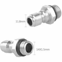 1/4'' Ensemble Nettoyeur Haute Pression Rapide Connecteur Coupleur Haute En Laiton Adaptateur Raccord Nettoyeur Haute Coupleurs De Nettoyeurs Haute Pression Pour Pistolet à Eau Haute Pression，Fontainebleau -Nettoyeur Haute Pression Soldes 55490030 3