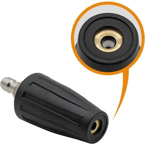 1Pcs Buse Rotative Haute Pression, Embouts De Buse Rotative Turbo De 3600 Lb / Po2, Buses De Nettoyeurs Haute Pression Rotative à Raccord Rapide 1/4 Pour Les Nettoyeurs Haute Pression à Eau Froide,Fontainebleau 6 1Pcs Buse Rotative Haute Pression, Embouts De Buse Rotative Turbo De 3600 Lb / Po2, Buses De Nettoyeurs Haute Pression Rotative à Raccord Rapide 1/4 Pour Les Nettoyeurs Haute Pression à Eau Froide,Fontainebleau – Image 4