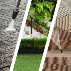 GUAZHUNIFR Buse Rotative Haute Pression, Embouts De Buse Rotative Turbo De 3600 Lb / Po2, Buses De Nettoyeurs Haute Pression Rotative à Raccord Rapide 1/4 Pour Les Nettoyeurs Haute Pression à Eau Froide (040) -Nettoyeur Haute Pression Soldes 56706865 3