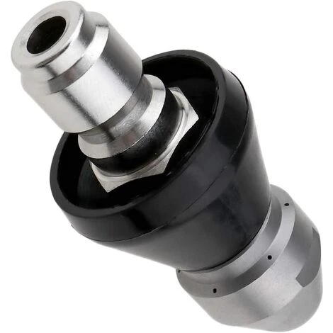 FLYME Connecteur à Dégagement Rapide 3/8 "1 Avant 6 Arrière Nettoyeur Haute Pression Plomberie Buse D'égout Tuyau De Nettoyage 4 FLYME Connecteur à Dégagement Rapide 3/8 "1 Avant 6 Arrière Nettoyeur Haute Pression Plomberie Buse D'égout Tuyau De Nettoyage – Image 2