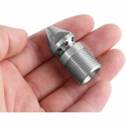 BARES Buse De Nettoyage D'égout De Pression,Buse De Nettoyage De Tuyau, Filetage Mâle 3/8 BSP Acier Inoxydable SS304 11 BARES Buse De Nettoyage D'égout De Pression,Buse De Nettoyage De Tuyau, Filetage Mâle 3/8 BSP Acier Inoxydable SS304 -Nettoyeur Haute Pression Soldes 56838037 5