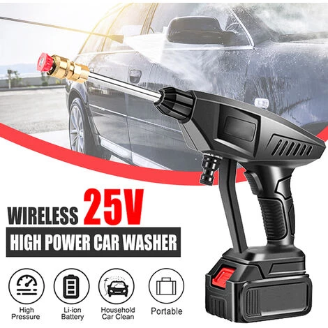 DMTOOL Pistolet De Lavage Voiture Haute Pression 25V 300W-Batterie 15000mAh 3 DMTOOL Pistolet De Lavage Voiture Haute Pression 25V 300W-Batterie 15000mAh