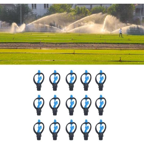 QERSTA Arroseur De Pelouse, Tête D'arrosage De Pelouse Douce Et Résistante à L'usure Pour La Prévention Du Gel(Buse à Turbine Moyenne Distance 4 Points) 4 QERSTA Arroseur De Pelouse, Tête D'arrosage De Pelouse Douce Et Résistante à L'usure Pour La Prévention Du Gel(Buse à Turbine Moyenne Distance 4 Points) – Image 2