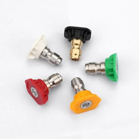 QERSTA Lot De 5 Embouts De Buse De Pulvérisation Pour Nettoyeur Haute Pression DUS-025 à Plusieurs Degrés - Connexion Rapide De 1/4 - 2,5 GPM - Pour Nettoyeur Haute Pression 6 QERSTA Lot De 5 Embouts De Buse De Pulvérisation Pour Nettoyeur Haute Pression DUS-025 à Plusieurs Degrés - Connexion Rapide De 1/4 - 2,5 GPM - Pour Nettoyeur Haute Pression – Image 4