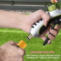QERSTA 10 Pcs Connecteur De Tuyau, Connecteur De Tuyau D'arrosage, Connecteurs Rapides Pour Tuyau, Raccord Rapide Pour Tuyau D'arrosage, Pour Raccords De Tuyauterie Et Outils De Jardin -Nettoyeur Haute Pression Soldes 57297455 5