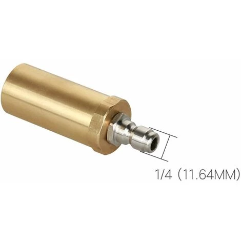 QERSTA Buse Turbo Nettoyeur Haute Pression,3600 PSI Buse Turbo Pour Nettoyeur Haute Pression Rotative Buse Rotative Haute Pression En Cuivre Pur Pour Le Nettoyage Du Jardin,Ouverture 1.2 5 QERSTA Buse Turbo Nettoyeur Haute Pression,3600 PSI Buse Turbo Pour Nettoyeur Haute Pression Rotative Buse Rotative Haute Pression En Cuivre Pur Pour Le Nettoyage Du Jardin,Ouverture 1.2 – Image 3