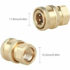 FLYME Lot De 2 Adaptateurs Pour Nettoyeur Haute Pression 1/4 Avec Connecteur Rapide M14 X 1,5 9 FLYME Lot De 2 Adaptateurs Pour Nettoyeur Haute Pression 1/4 Avec Connecteur Rapide M14 X 1,5 -Nettoyeur Haute Pression Soldes 57481485 3