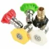 DENUOTOP Accessoire Pour Nettoyeur Haute Pression Adaptateur Nettoyeur Haute Pression Pour Raccord Rapide 1/4 '' Pour La Série Karcher K2 K3 K4 K5 K6 K7 Avec 5 Embouts De Buse Pour Plusieurs Laveuses -Nettoyeur Haute Pression Soldes 57590563 1