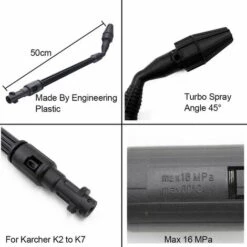 BARES Pistolet Dirt Blast 160 Buses De Nettoyage Pour Karcher K2 K3 K4 K5 K6 K7 (02) (C) -Nettoyeur Haute Pression Soldes 57596435 4