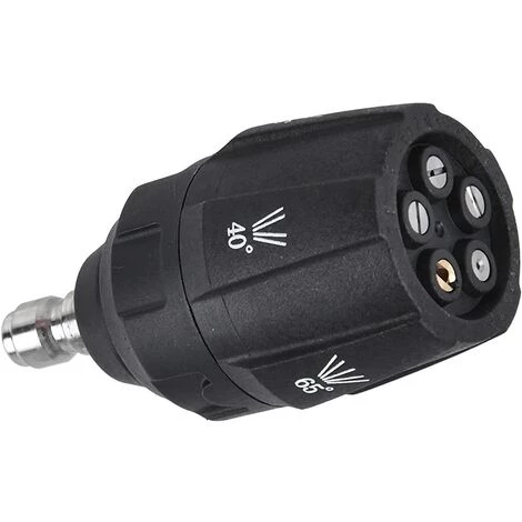 BARES Buse 5 En 1 Nettoyeur Haute Pression 1/4 Pouce Buse De Laveuse à Connexion Rapide Pour Nettoyeurs Haute Pression à Eau Froide 3 BARES Buse 5 En 1 Nettoyeur Haute Pression 1/4 Pouce Buse De Laveuse à Connexion Rapide Pour Nettoyeurs Haute Pression à Eau Froide