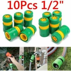 BRIDAY 1/2 Pouce Connecteur De Tuyau D'arrosage Pour Robinet De Jardin Adaptateur De Connexion Rapide Pour Arrosage 10pcs 9 BRIDAY 1/2 Pouce Connecteur De Tuyau D'arrosage Pour Robinet De Jardin Adaptateur De Connexion Rapide Pour Arrosage 10pcs -Nettoyeur Haute Pression Soldes 57637652 4