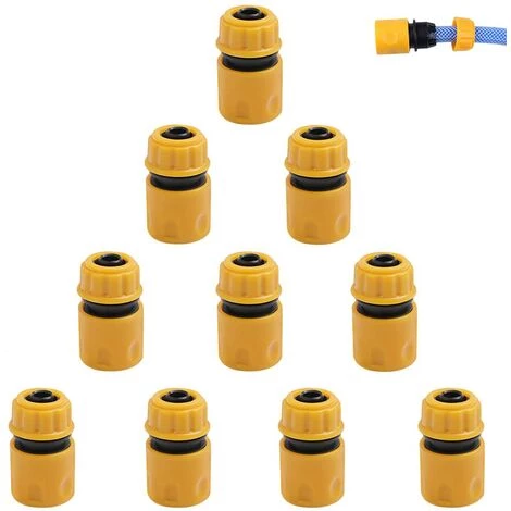MONLY 10 Pcs Connecteur De Tuyau, Connecteur De Tuyau D'arrosage, Connecteurs Rapides Pour Tuyau, Raccord Rapide Pour Tuyau D'arrosage, Pour Raccords De Tuyauterie Et Outils De Jardin 3 MONLY 10 Pcs Connecteur De Tuyau, Connecteur De Tuyau D'arrosage, Connecteurs Rapides Pour Tuyau, Raccord Rapide Pour Tuyau D'arrosage, Pour Raccords De Tuyauterie Et Outils De Jardin