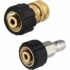 Ensoleillé Kit D'adaptateur De Tuyau De Nettoyeur Haute Pression, Tuyau De Lave-glace électrique M22 à 3/8 à Connexion Rapide, 5000 Psi 1 Ensoleillé Kit D'adaptateur De Tuyau De Nettoyeur Haute Pression, Tuyau De Lave-glace électrique M22 à 3/8 à Connexion Rapide, 5000 Psi -Nettoyeur Haute Pression Soldes 58060430 1