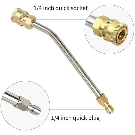 Kueatily Nettoyeur De Drain De Nettoyeur Haute Pression Accessoires 7 Pouces Machine à Laver électrique Tige D'extension 30 Degrés Tige De Pliage 4 Kueatily Nettoyeur De Drain De Nettoyeur Haute Pression Accessoires 7 Pouces Machine à Laver électrique Tige D'extension 30 Degrés Tige De Pliage – Image 2