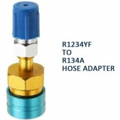 BEARSU Raccord Rapide R1234YF De Qualité Supérieure Et De Performance Supérieure - Raccord De Montage Pour Tuyau De Charge AC De Voiture R1234YF à R134A -Nettoyeur Haute Pression Soldes 58187958 3