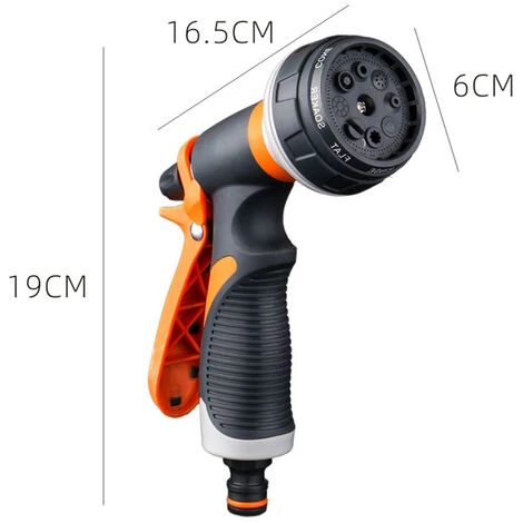 TANCYCO Buse De Tuyau D'arrosage 8 Modèles De Pulvérisation Pour Lave-auto à Haute Pression Jet/ventilateur/rinçage/brouillard Pulvérisateur à Main Pour Lavage De Vélo Clôture De Sol Nettoyage De Terrasse Fleurs Arrosage Douche Pour Animaux De Compagnie Irrigatio 4 TANCYCO Buse De Tuyau D'arrosage 8 Modèles De Pulvérisation Pour Lave-auto à Haute Pression Jet/ventilateur/rinçage/brouillard Pulvérisateur à Main Pour Lavage De Vélo Clôture De Sol Nettoyage De Terrasse Fleurs Arrosage Douche Pour Animaux De Compagnie Irrigatio – Image 2