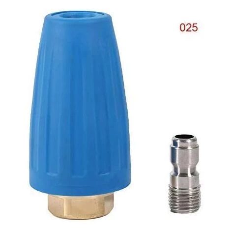BARES Buse À Turbine Rotative Pivotante À Haute Pression 3000PSI Accessoires Pour Pistolet De Nettoyage Haute Pression 1/4inch GPM 2.5-4.0 (Taille : 2.5) 6 BARES Buse À Turbine Rotative Pivotante À Haute Pression 3000PSI Accessoires Pour Pistolet De Nettoyage Haute Pression 1/4inch GPM 2.5-4.0 (Taille : 2.5) – Image 4