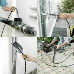 GRID COOL Tuyau De Nettoyeur Haute Pression 10M/35FT, Tuyau De Vidange Avec Adaptateurs Pour Karcher Série K（K1-K7 ）et Lavor -Nettoyeur Haute Pression Soldes 58349141 3