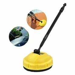 AOUGO Brosse De Surface, Nettoyeur Haute Pression De Nettoyage De Surface Avec Rallonge, Outils Ronds Pour Porte De Garage -Nettoyeur Haute Pression Soldes 58574295 3