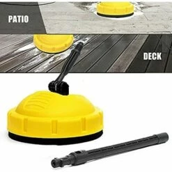 AOUGO Brosse De Surface, Nettoyeur Haute Pression De Nettoyage De Surface Avec Rallonge, Outils Ronds Pour Porte De Garage -Nettoyeur Haute Pression Soldes 58574295 4