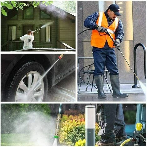 AOUGO Buse Turbo Pour Nettoyeur Haute Pression, Buse Rotative Et 7 Embouts, Raccord Rapide 1/4 Pouce, 4000 PSI 7 AOUGO Buse Turbo Pour Nettoyeur Haute Pression, Buse Rotative Et 7 Embouts, Raccord Rapide 1/4 Pouce, 4000 PSI – Image 5