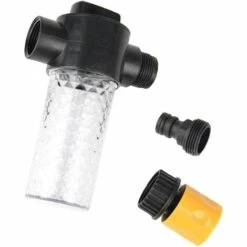 AOUGO 1 Set Nettoyeur Haute Pression Lance Car Wash Savon Kit Power Washer Gun Haute Pression Neige Mousse Jet Pot-Plastique 6-Point Fil Intérieur Connecteur Rapide