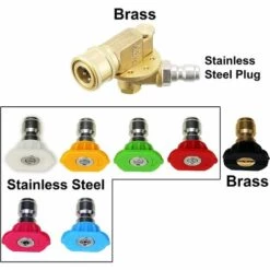 AOUGO Kit D'accessoires Pour Nettoyeur Haute Pression - 7 Embouts Pour Nettoyeur Haute Pression, Connexion Rapide - 1/4", 4500 PSI - Paquet De 8 9 AOUGO Kit D'accessoires Pour Nettoyeur Haute Pression - 7 Embouts Pour Nettoyeur Haute Pression, Connexion Rapide - 1/4", 4500 PSI - Paquet De 8 -Nettoyeur Haute Pression Soldes 58576100 3