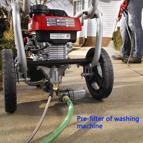 AOUGO Filtre à Sédiments De Tuyau D'arrosage 3/4" Pour Nettoyeur Haute Pression Buse De Filtre à Sédiments Pour Jardinage Extérieur Filtre D'entrée D'eau Filtre De Jardin à Pression 4 AOUGO Filtre à Sédiments De Tuyau D'arrosage 3/4" Pour Nettoyeur Haute Pression Buse De Filtre à Sédiments Pour Jardinage Extérieur Filtre D'entrée D'eau Filtre De Jardin à Pression – Image 2