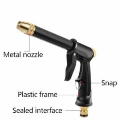 MONLY Pistolet à Eau Haute Pression Portable, Pour Le Nettoyage De La Voiture, Machine à Laver Le Jardin, Buse D'arrosage, Pistolet à Mousse -Nettoyeur Haute Pression Soldes 58693078 5