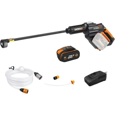 WORX Nettoyeur à Pression Hydroshot Sans Fil 18V(20V Max) WG630E.5 , PowerShare 3 WORX Nettoyeur à Pression Hydroshot Sans Fil 18V(20V Max) WG630E.5 , PowerShare