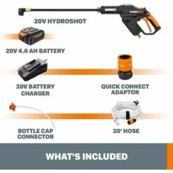 WORX Nettoyeur à Pression Hydroshot Sans Fil 18V(20V Max) WG630E.5 , PowerShare 11 WORX Nettoyeur à Pression Hydroshot Sans Fil 18V(20V Max) WG630E.5 , PowerShare -Nettoyeur Haute Pression Soldes 58757688 5