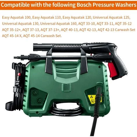 GDRHVFD 10M Flexible Tuyau Pour Bosch,Connecteur Rapide,Tuyau À Haute Pression Accessoire Compatible Avec Nettoyeur Haute Pression Bosch Aqt 7 GDRHVFD 10M Flexible Tuyau Pour Bosch,Connecteur Rapide,Tuyau À Haute Pression Accessoire Compatible Avec Nettoyeur Haute Pression Bosch Aqt – Image 5